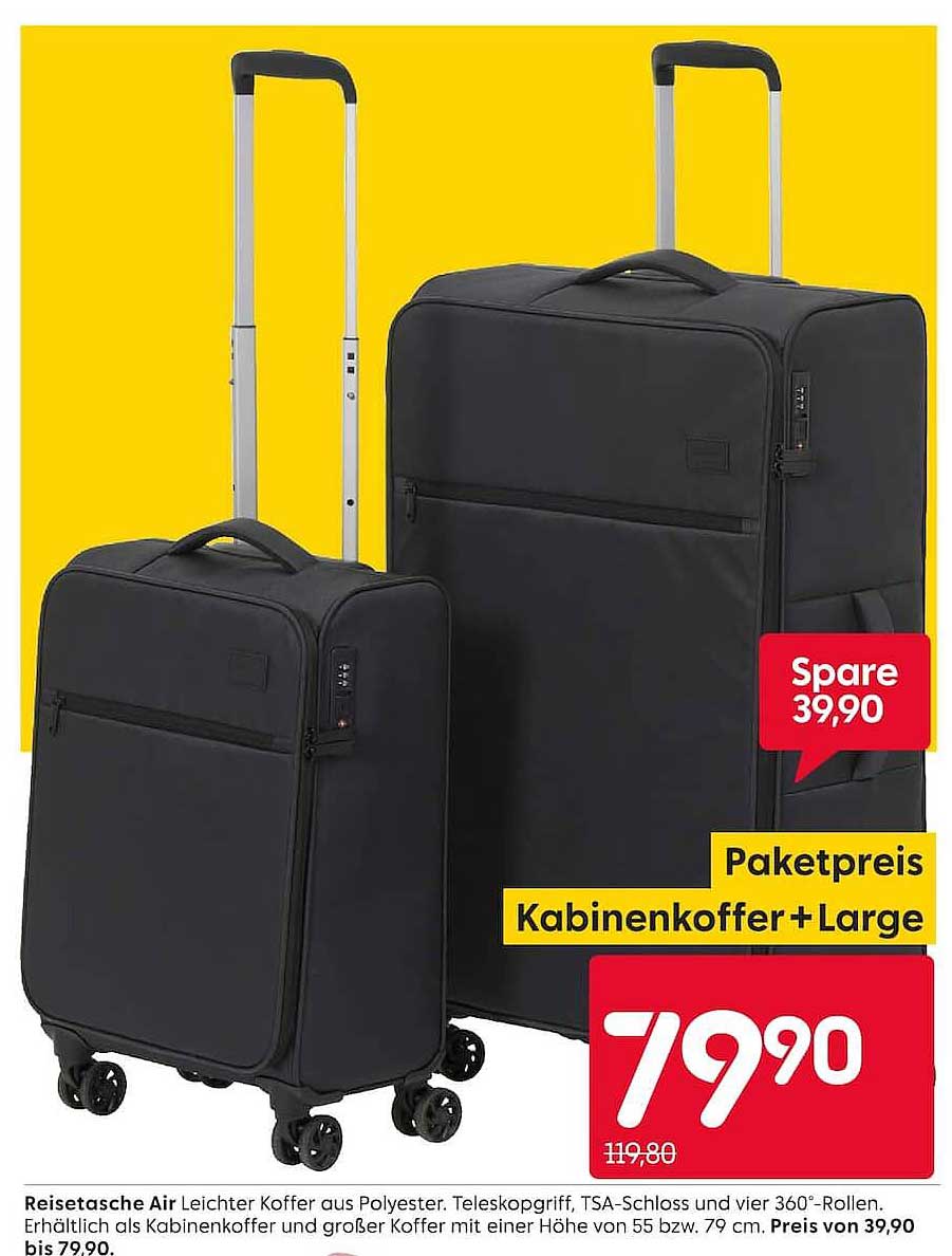 Kabinenkoffer + Large