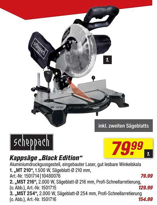 Kappsäge „Black Edition“
