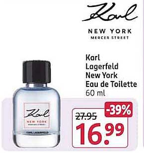 Karl Lagerfeld New York Eau de Toilette 60 ml