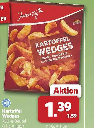 KARTOFFEL WEDGES • PIKANT GEWÜRZTE KARTOFFELSPALTEN