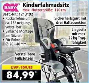 Kinderfahrradsitz