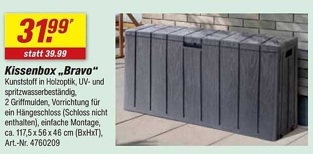 Kissenbox „Bravo“