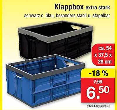 Klappbox extra stark