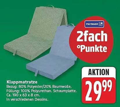 Klappmatratze