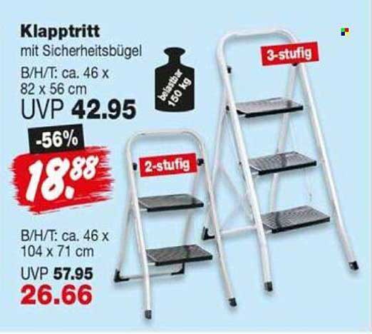 Klapptritt mit Sicherheitsbügel