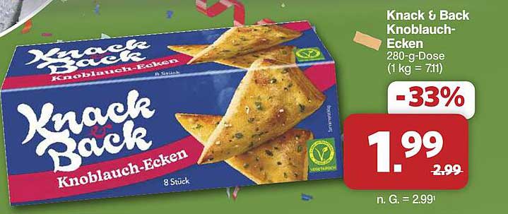 Knack & Back Knoblauch-Ecken