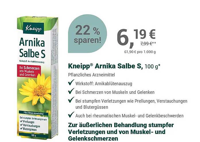 Kneipp® Arnika Salbe S, 100 g*