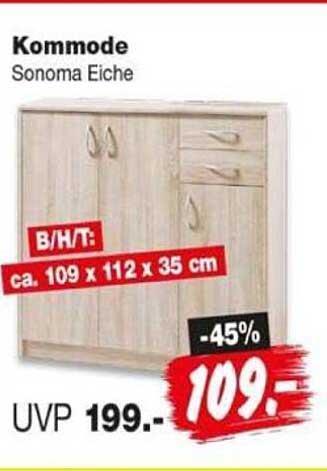 Kommode Sonoma Eiche