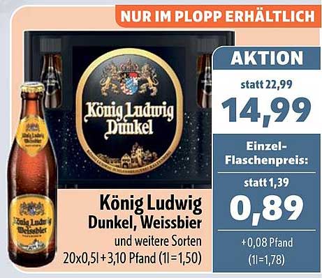 König Ludwig Dunkel, Weissbier und weitere Sorten