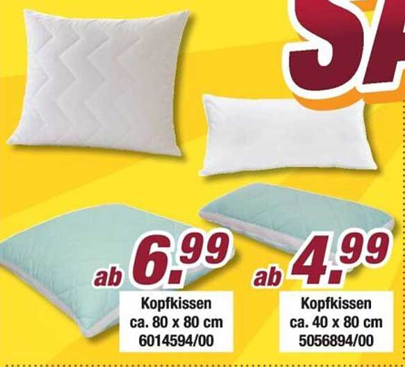 Kopfkissen ca. 80 x 80 cm 6014594/00