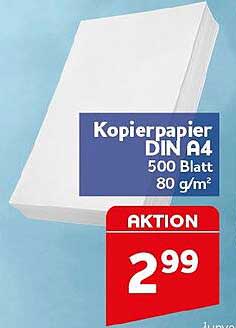 Kopierpapier DIN A4 500 Blatt 80 g/m²