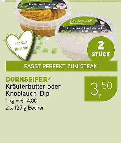 Kräuterbutter oder Knoblauch-Dip