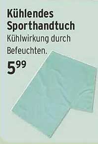 Kühlendes Sporthandtuch