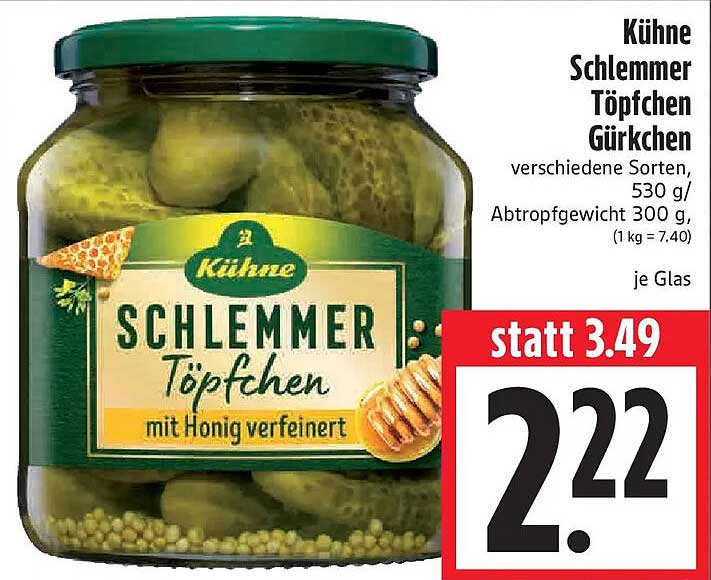 Kühne Schlemmer Töpfchen Gürkchen