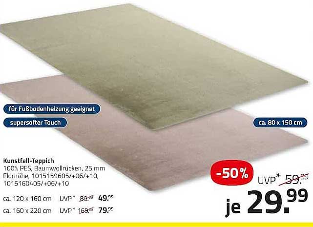 Kunstfell-Teppich