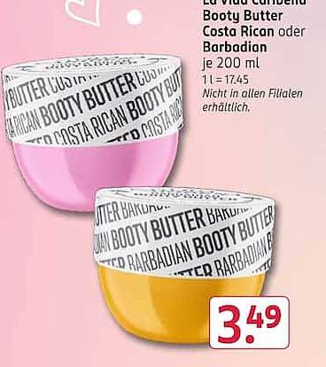 La vita continua Booty Butter Costa Rican oder Barbadian je 200 ml