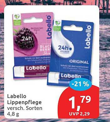 Labello Lippenpflege versch. Sorten 4,8 g