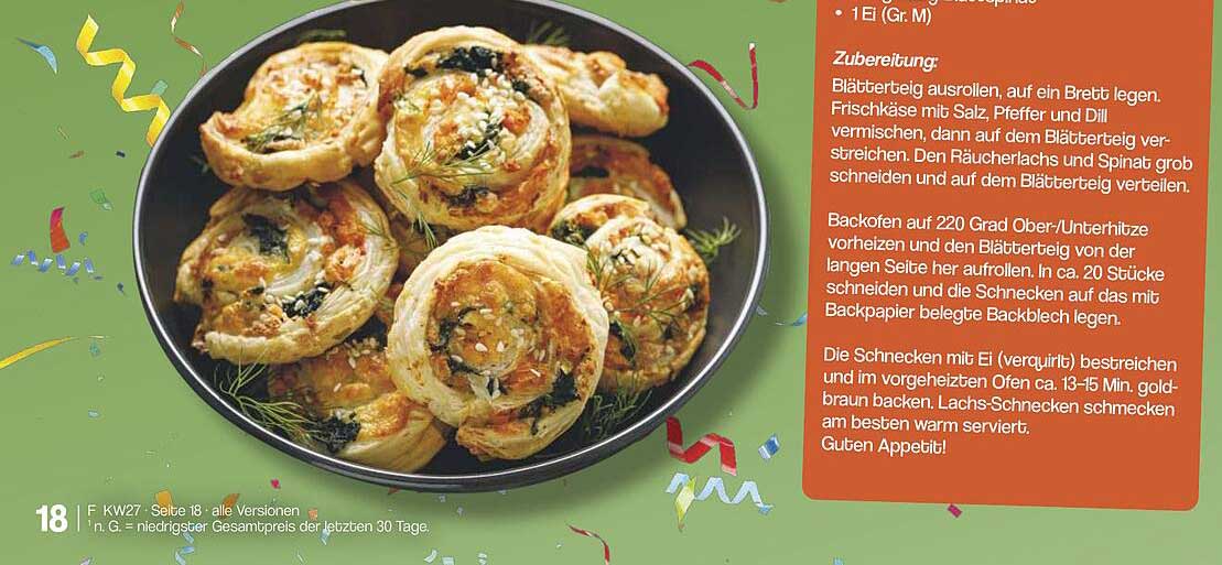 Lachs-Schnecken