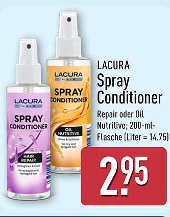 LACURA Spray Conditioner Repair oder Oil Nutritive; 200-ml-Flasche (Liter = 14.75)