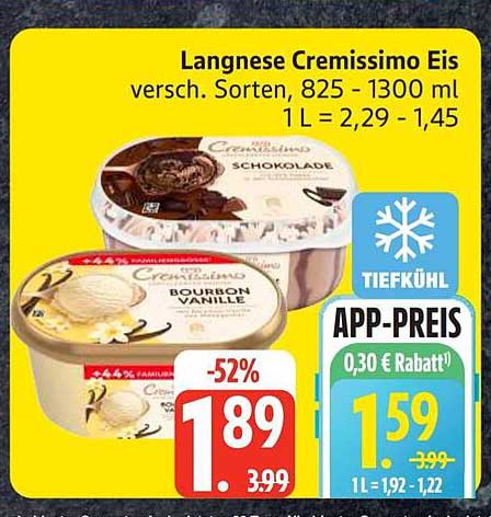 Langnese Cremissimo Eis