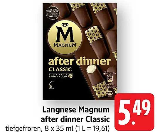 Langnese Magnum after dinner Classic