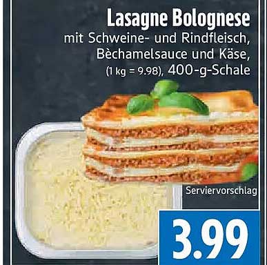 Lasagne Bolognese