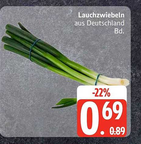 Lauchzwiebeln aus Deutschland Bd.