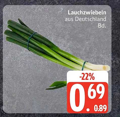 Lauchzwiebeln aus Deutschland Bd.