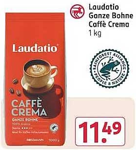 Laudatio Ganze Bohne Caffè Crema 1 kg
