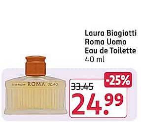 Laura Biagiotti Roma Uomo Eau de Toilette 40 ml
