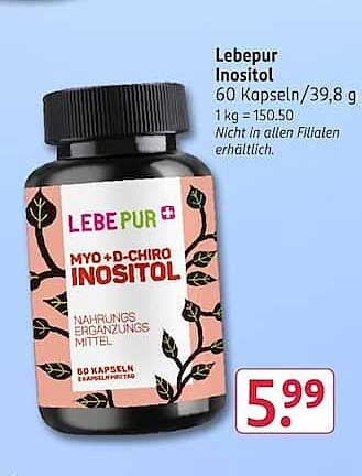 Lebepur Inositol 60 Kapseln/39,8 g