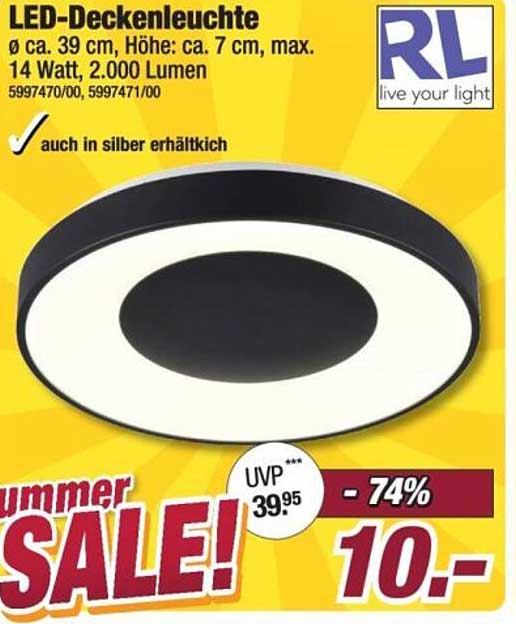 LED-Deckenleuchte