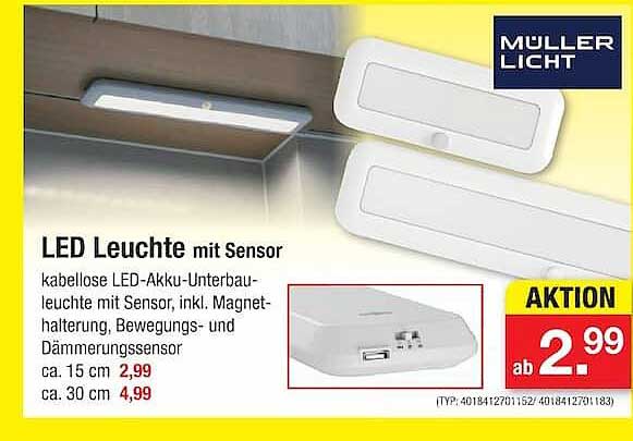 LED Leuchte mit Sensor
