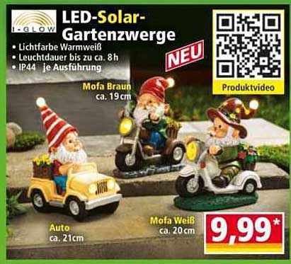 LED-Solar-Gartenzwerge
