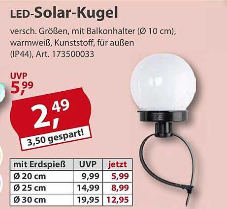 LED-Solar-Kugel