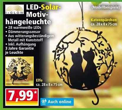 LED-Solar-Motiv-hängelleuchte