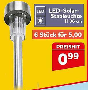 LED-Solar-Stableucht H 36 cm