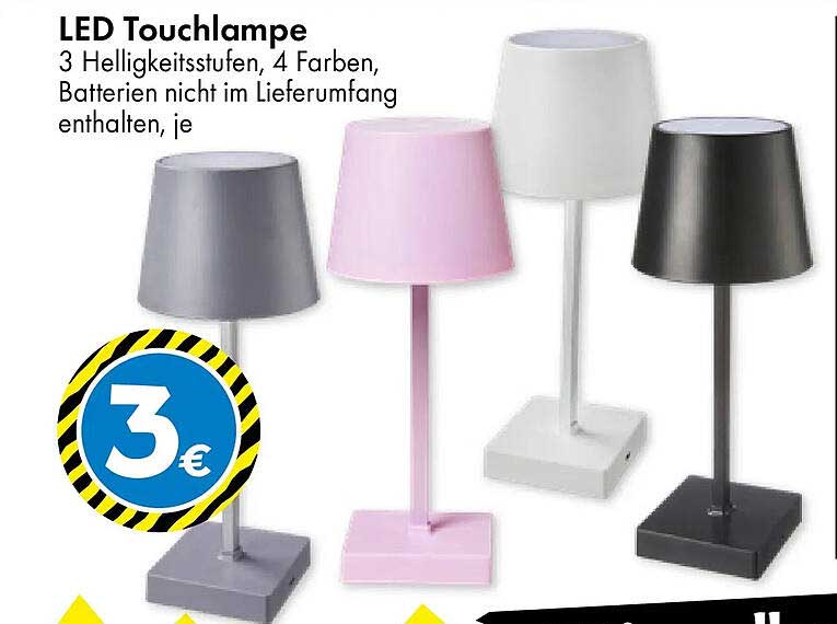 LED Touchlampe