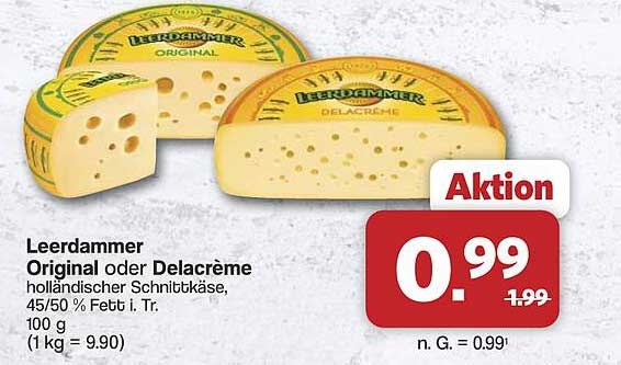 Leerdammer Original oder Delacréme
