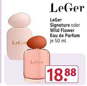 LeGer Signature oder Wild Flower Eau de Parfum je 50 ml