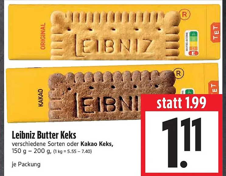 Leibniz Butter Keks