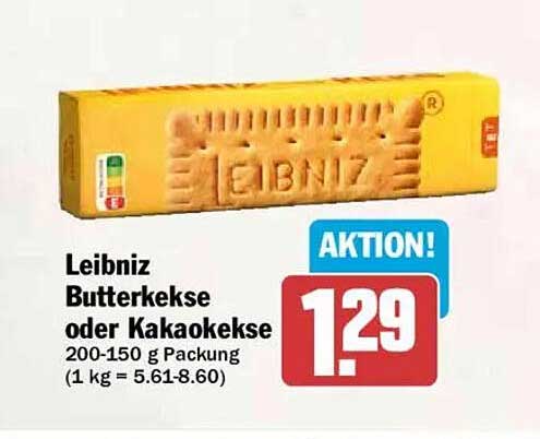 Leibniz Butterkekse oder Kakaokekse