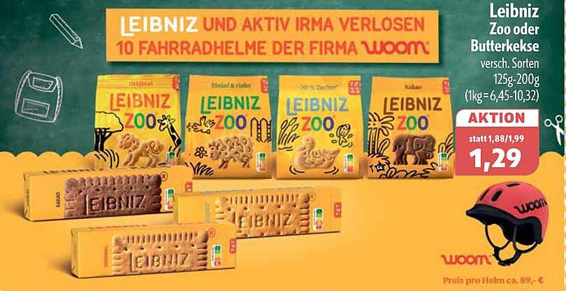LEIBNIZ UND AKTIV IRMA VERLOSEN 10 FAHRRADHELME DER FIRMA WOOM