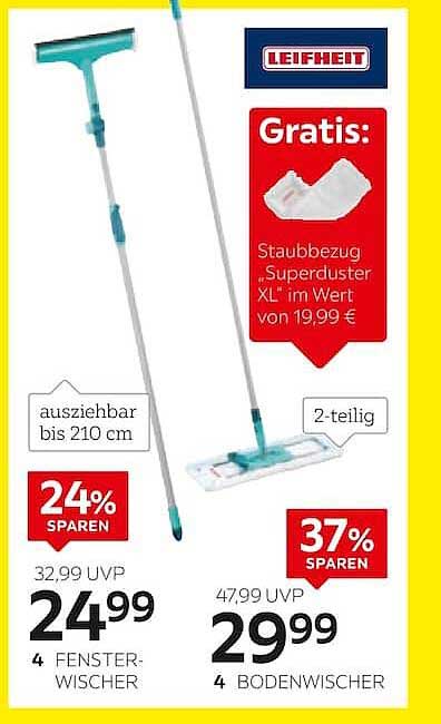 LEIFHEIT Gratis: Staubbezug „Superduster XL“ im Wert von 19,99 €