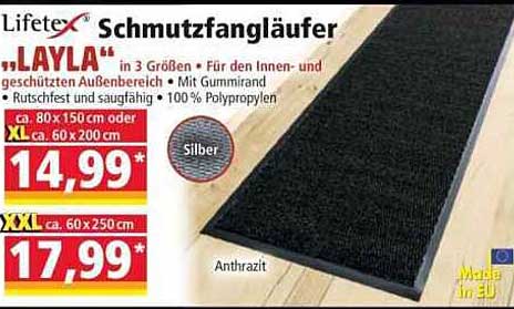 Lifetex Schmutzfangläufer „LAYLA“