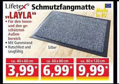 Lifetex Schmutzfangmatte „LAYLA“