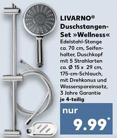 LIVARNO® Duschstangen-Set »Wellness«
