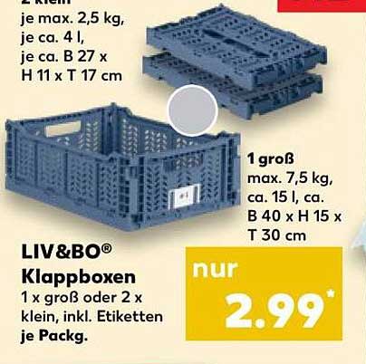 LIV&BO Klappboxen
