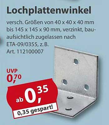 Lochplattenwinkel