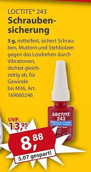 LOCTITE® 243 Schrauben-sicherung